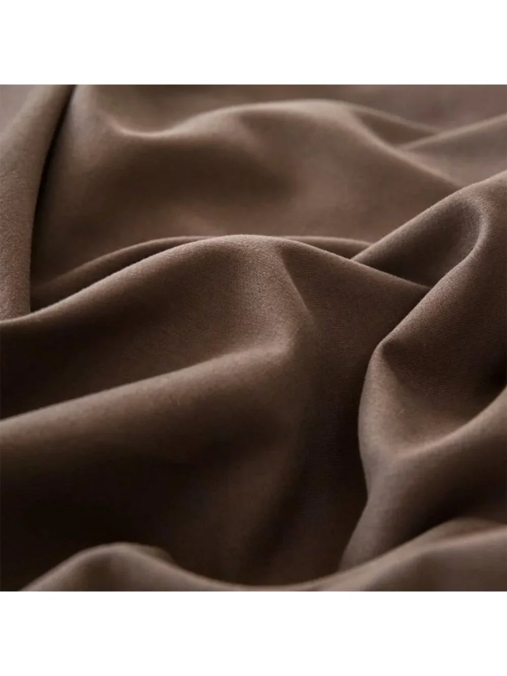 Brown California King Comforter Set - Oversized Mocha Bedding, Vintage Solid
